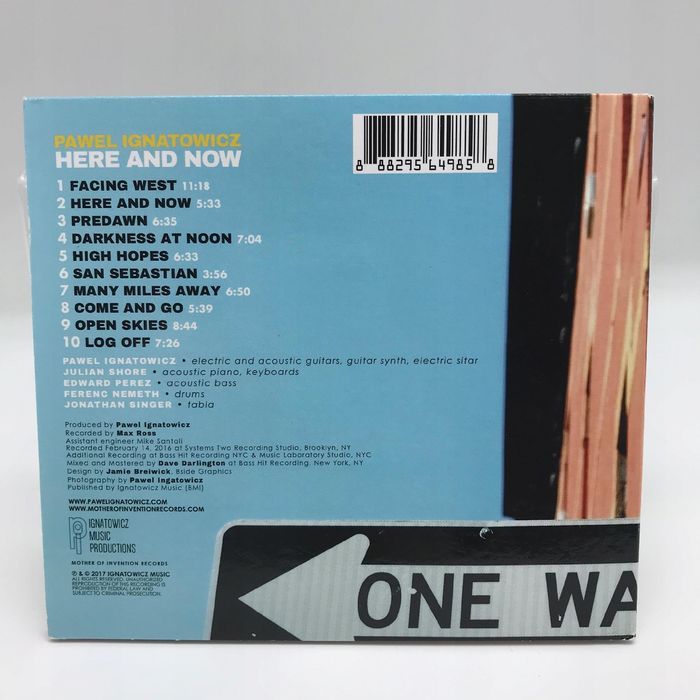 cd - pawel ignatowicz - here and now