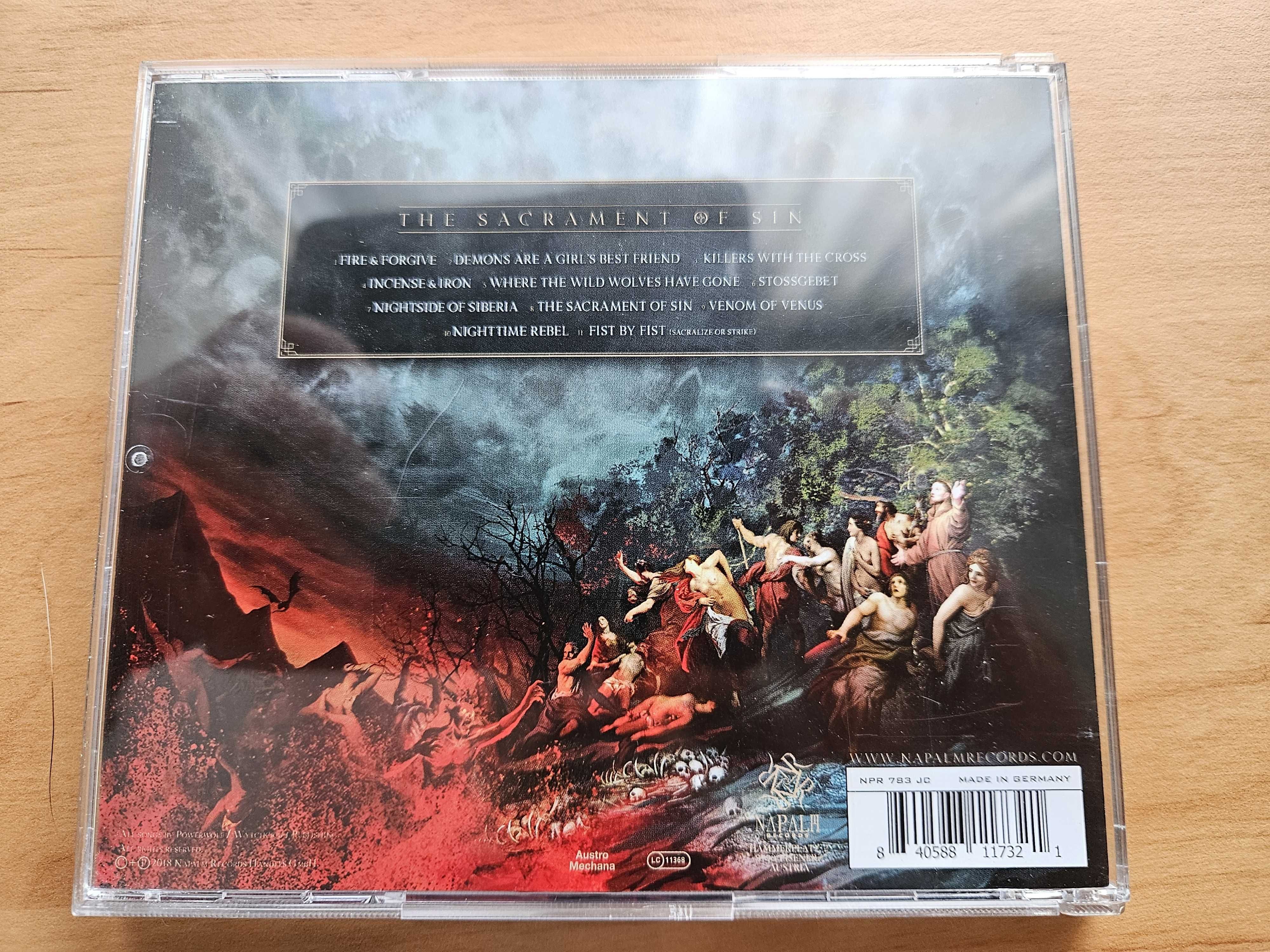 POWERWOLF The Sacrament Of Sin CD 2018 Super Stan