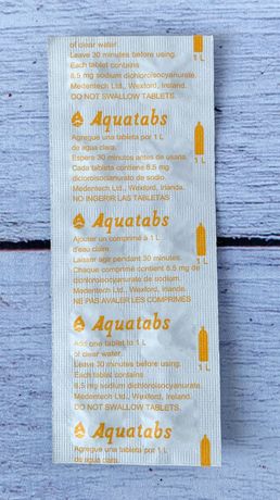АКВАТАБС 8.5(10 таб)-средство для обеззараживания и очистки воды
