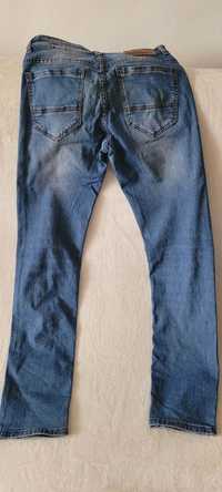 Spodnie jeansy męskie, chłopięce, długie W:29, L:34, 29/34