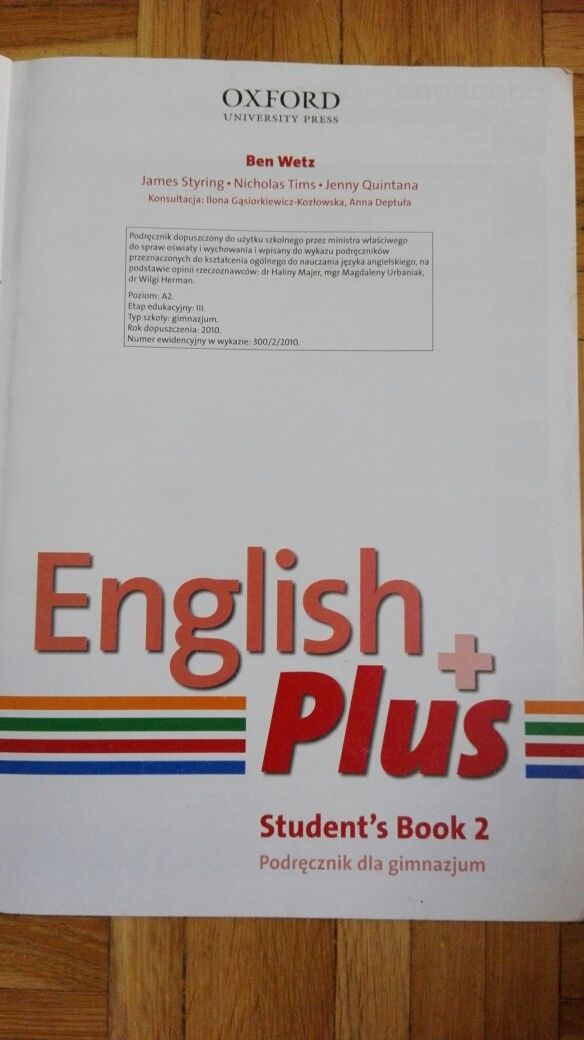 English plus Oxford
