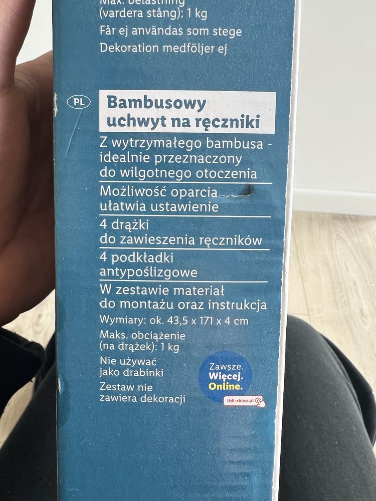 Wieszak na ręczniki