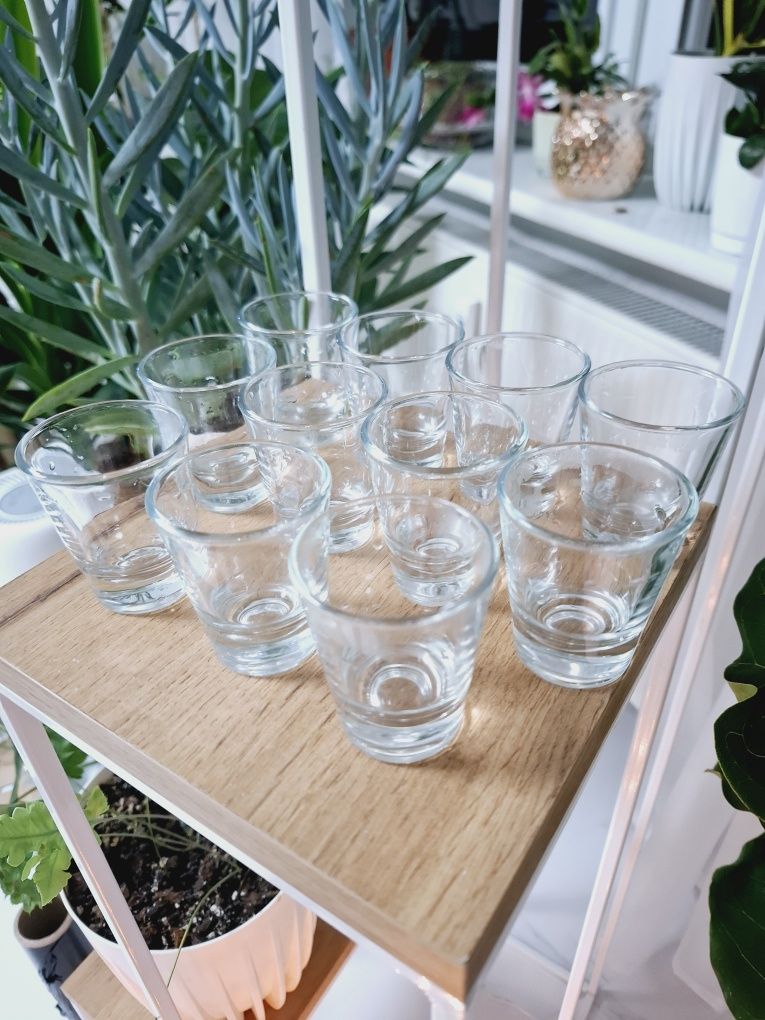 11 szt. kieliszki 40 ml do likieru wódki grube szkło