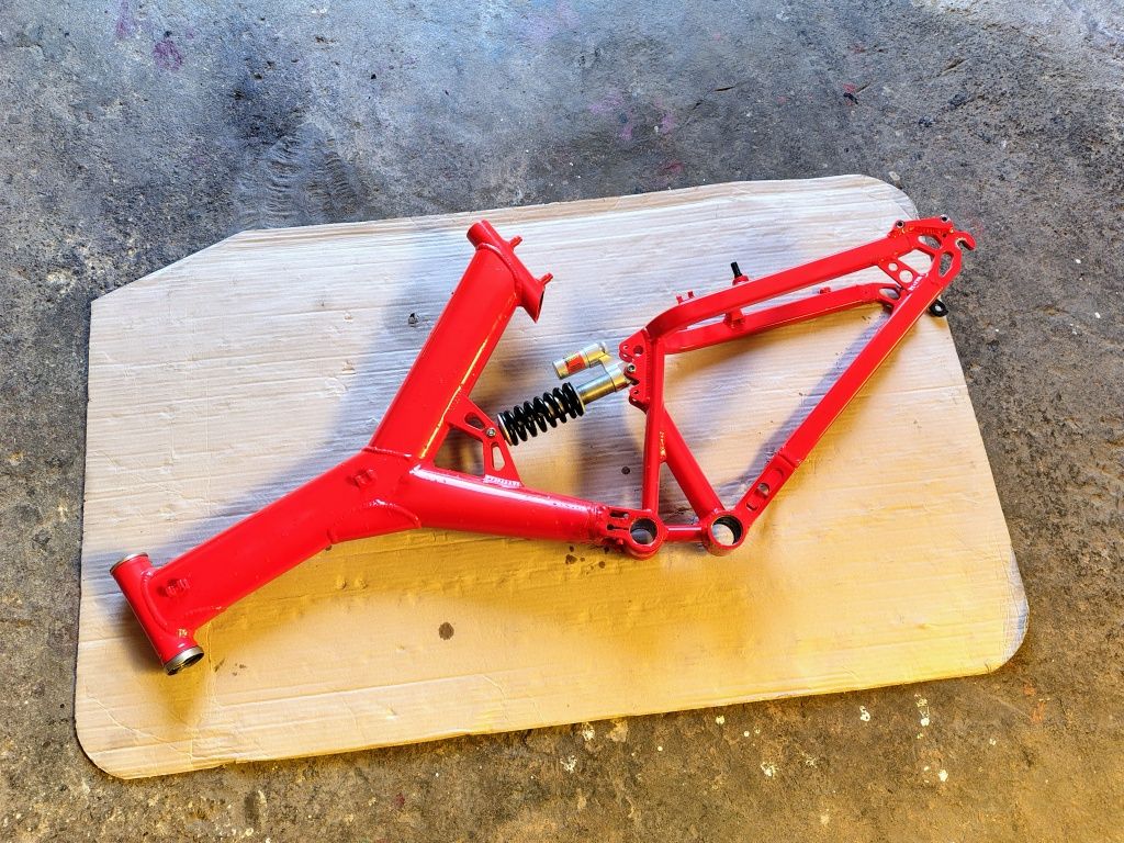 Rama rowerowa MTB full + damper