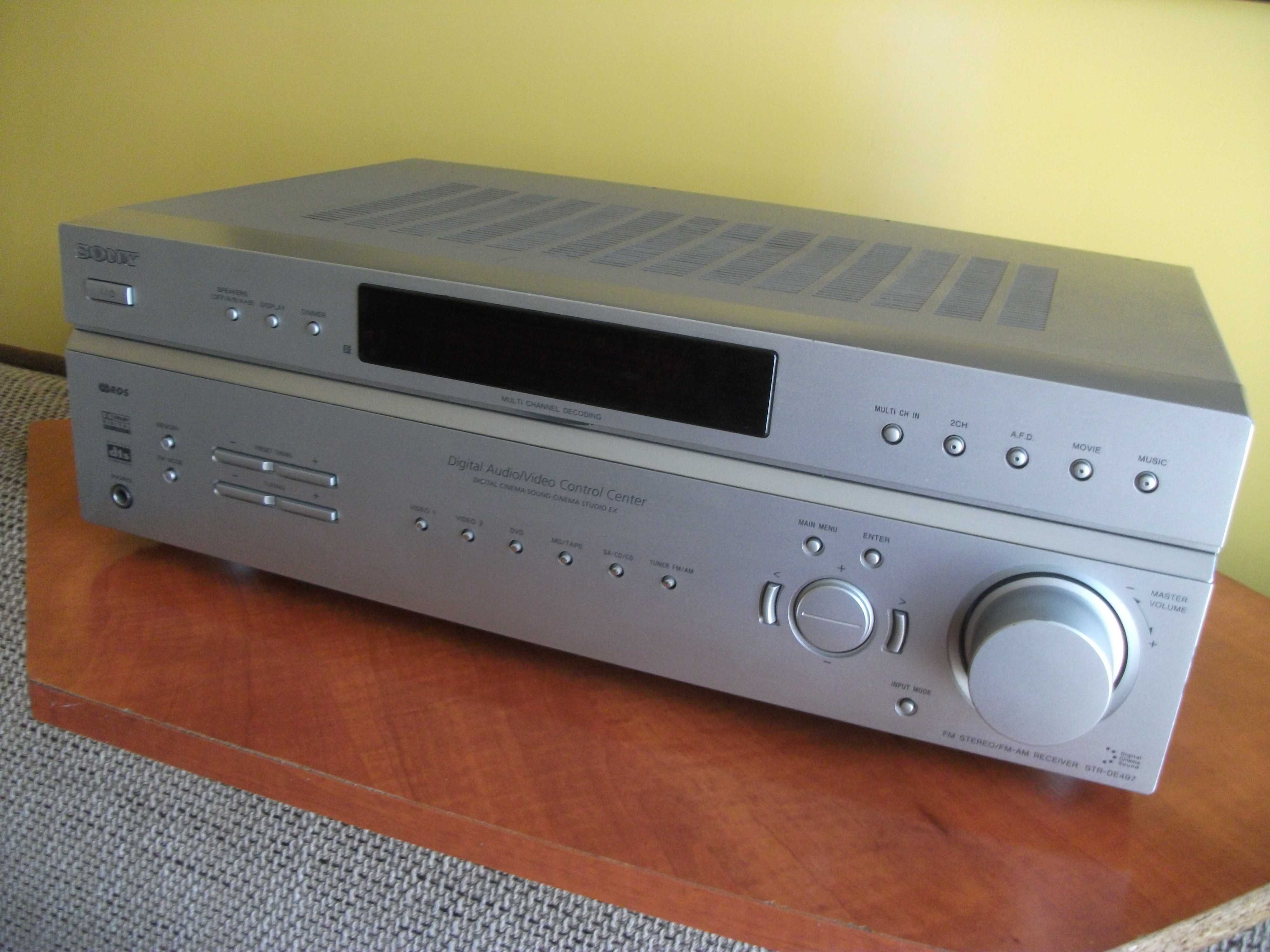 sony  str-de497 stereo hi-fi amplituner 5.1 dts rds