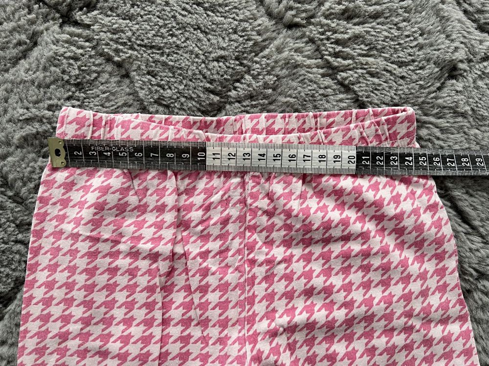 Disney piżama dwuczęściowa długa bialo różowa Myszka Minnie r.110/116