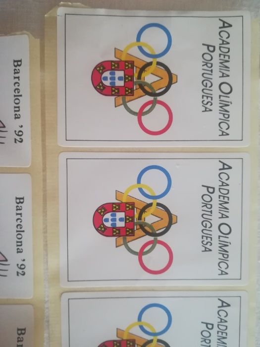 Autocolantes Comité /Academia Olímpica antigos