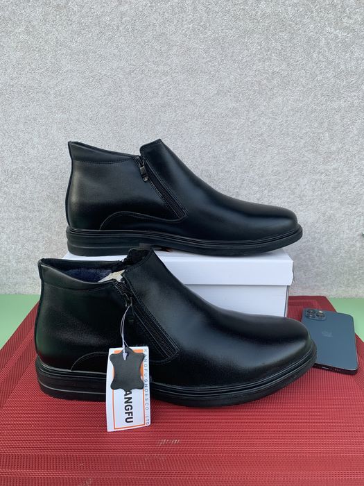 Черевики Чоловічі зимові  кожані