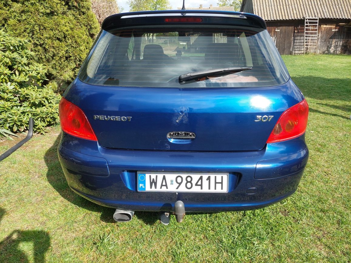 Peugeot 307 2.0b+LPG OC i pt gaz na 5lat