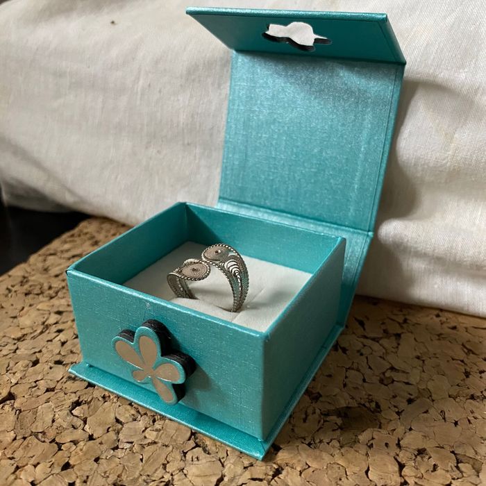 Anel em prata filigrana