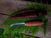 Custom nóż ręcznie robiony z pochewką myśliwski bushcraft survival