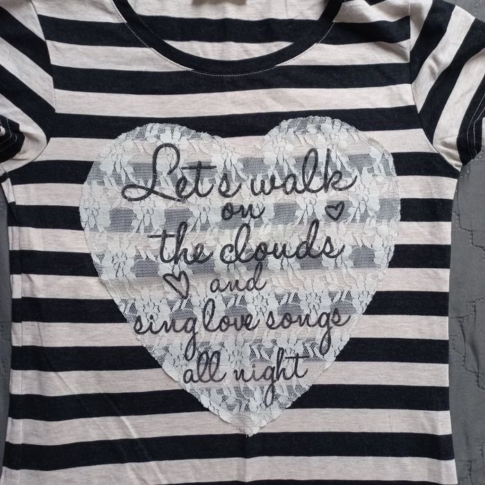 T shirt młodzieżowy h&m