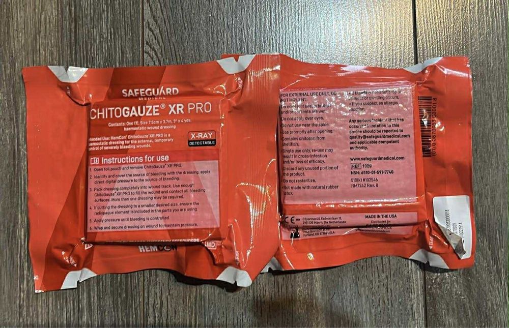 Opatrunek hemostatyczny Chitogauze XR PRO