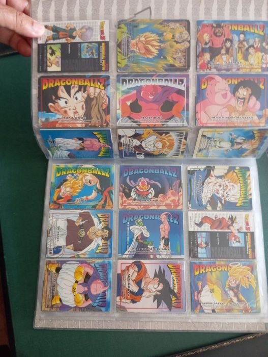 DragonBall Z caderneta c/cartas