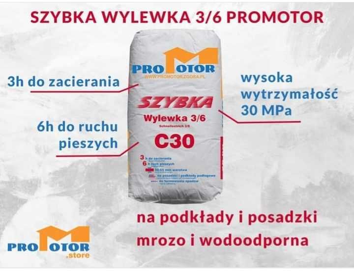 RAPID szybki super mocny beton w workach- jak z Betoniarnii