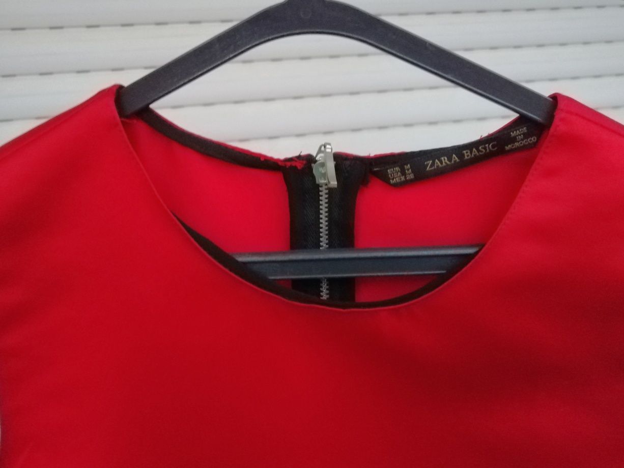 Blusa ou corpete vermelho Novo Zara