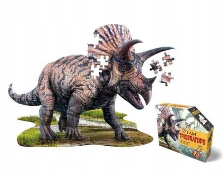 Puzzle konturowe dinozaur Triceratops Madd Capp