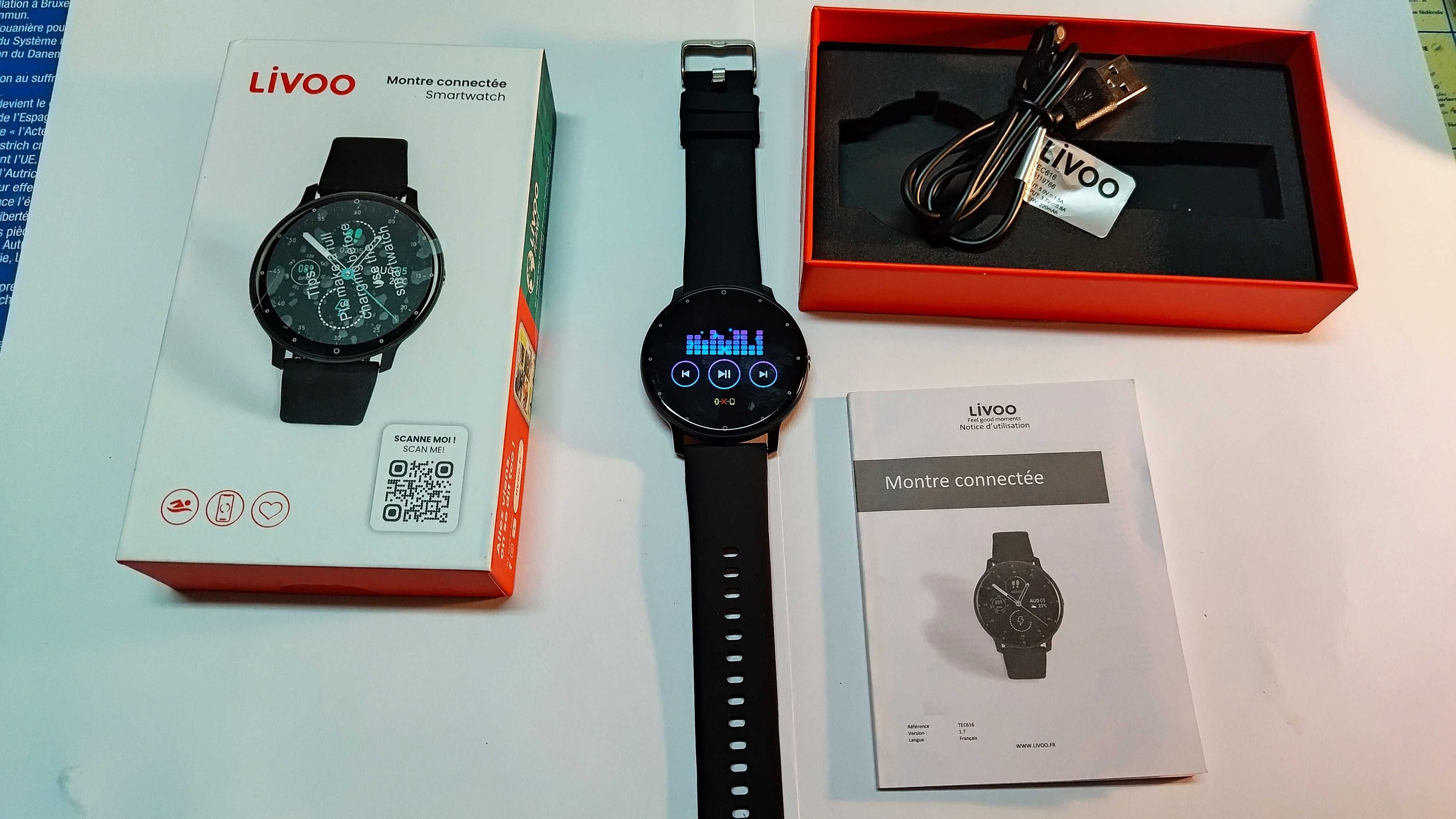 Livoo TEC616 Smartwatch novo