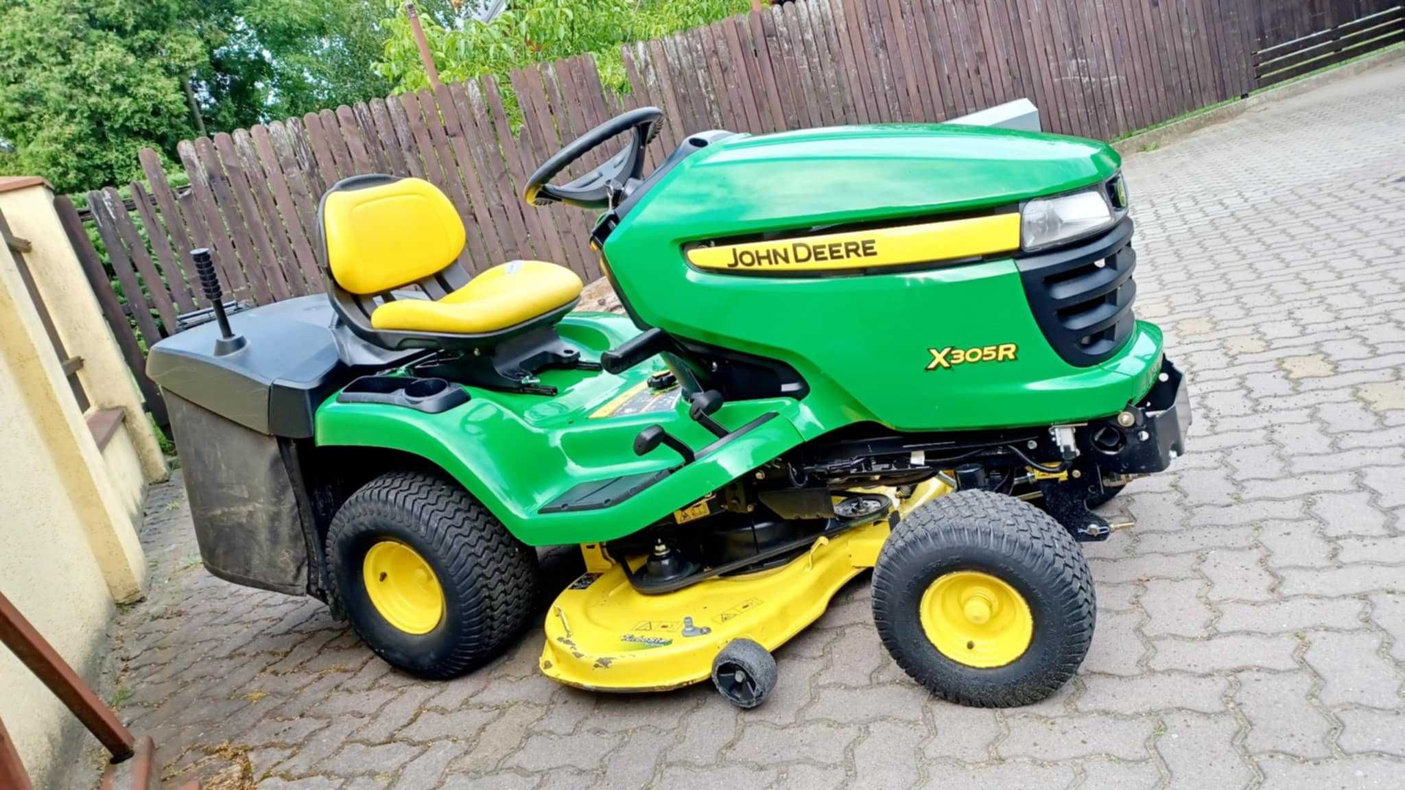 JOHN DEERE X305R Traktorek Kosiarka Silnik KAWASAKI Super Stan OKAZJA