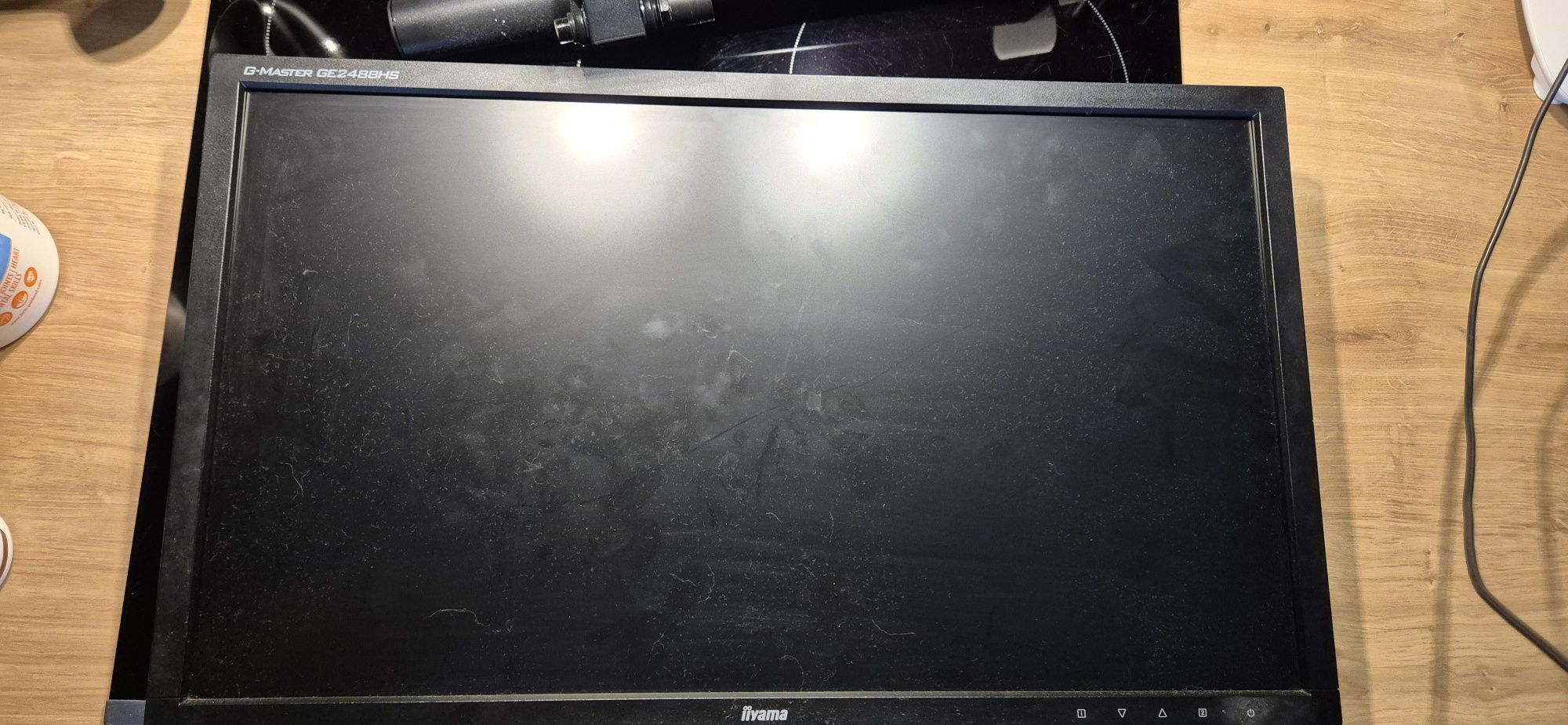 Monitor iyama GE2488HS z uchwytem nablatowym