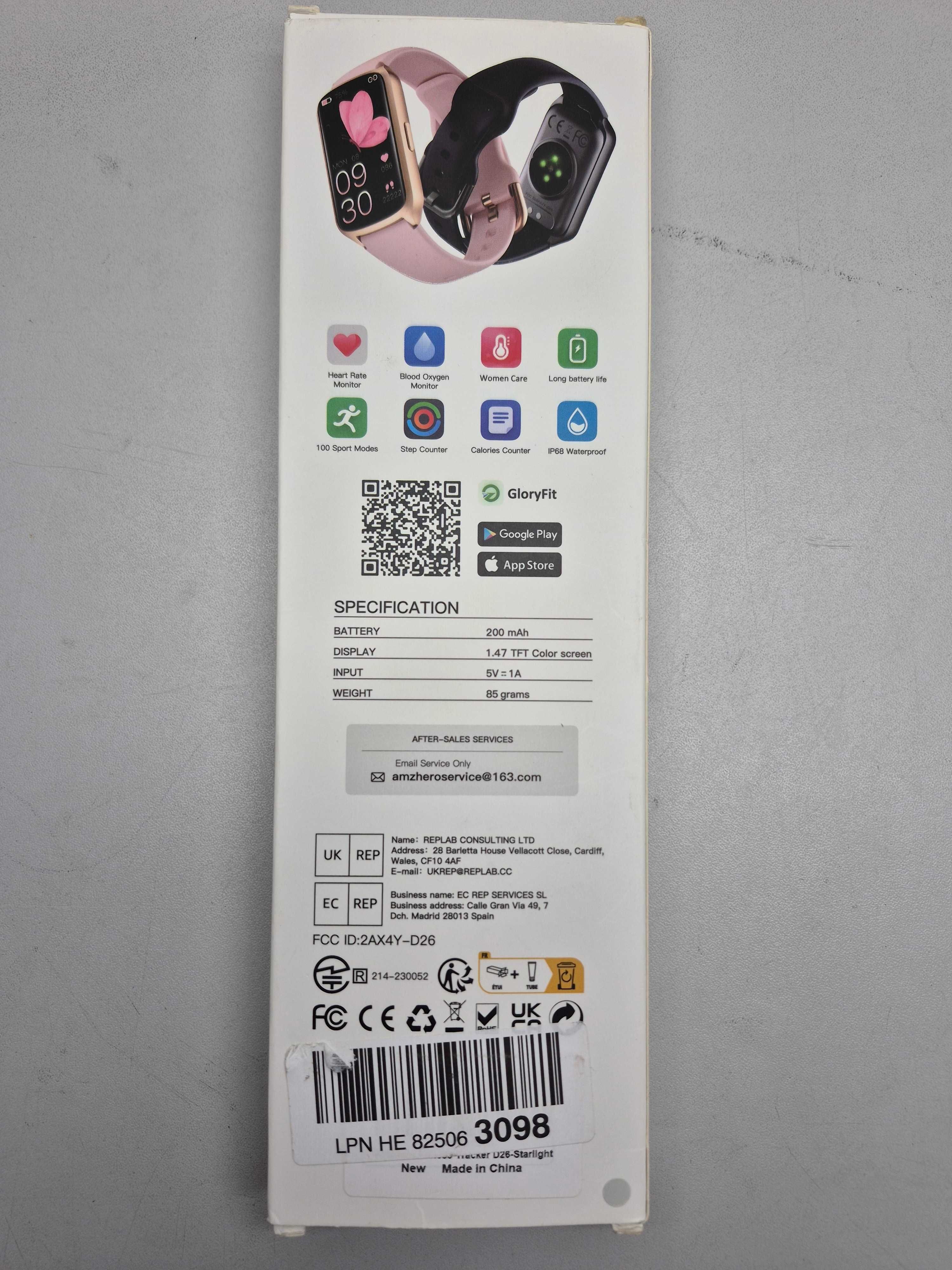 Smartwatch D26; Madej S.C. Igielna Jasło