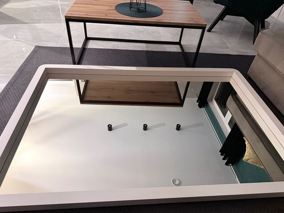 Lustro białe 160x107cm