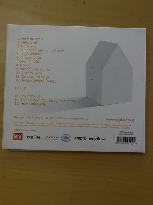 TGD Wracam Do Domu Edycja Specjalna Płyta CD