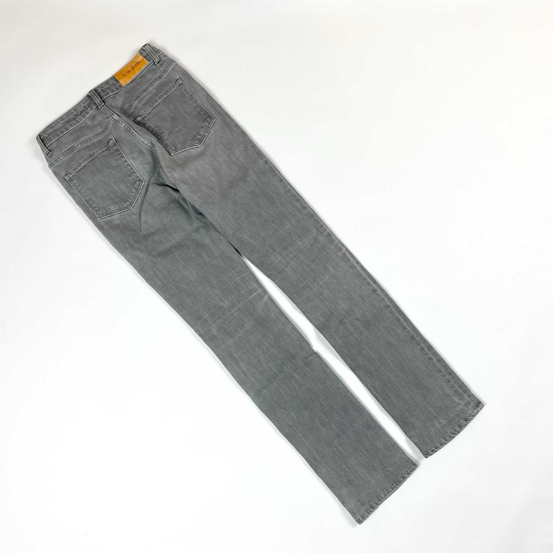 Acne long denim spodnie jeansowe długie stacking jeansy 90s y2k