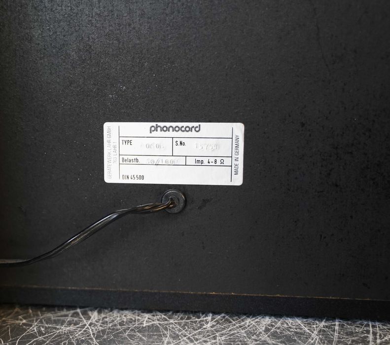 Kolumny niemieckie PHONOCORD 4060R / THORENS - moc 100W-audiofilskie