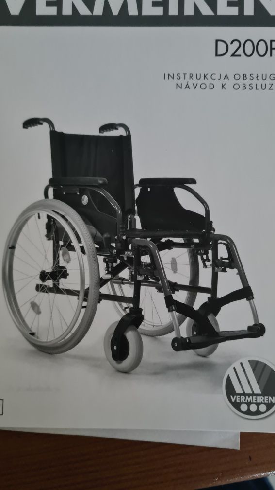 Wózek inwalidzki duży