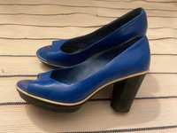 Camper sapatos azuis 37(pequeno) pele