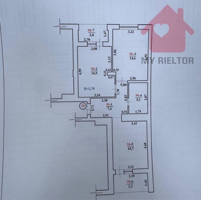 Продаж 2 кім квартири біля Боздошського парку