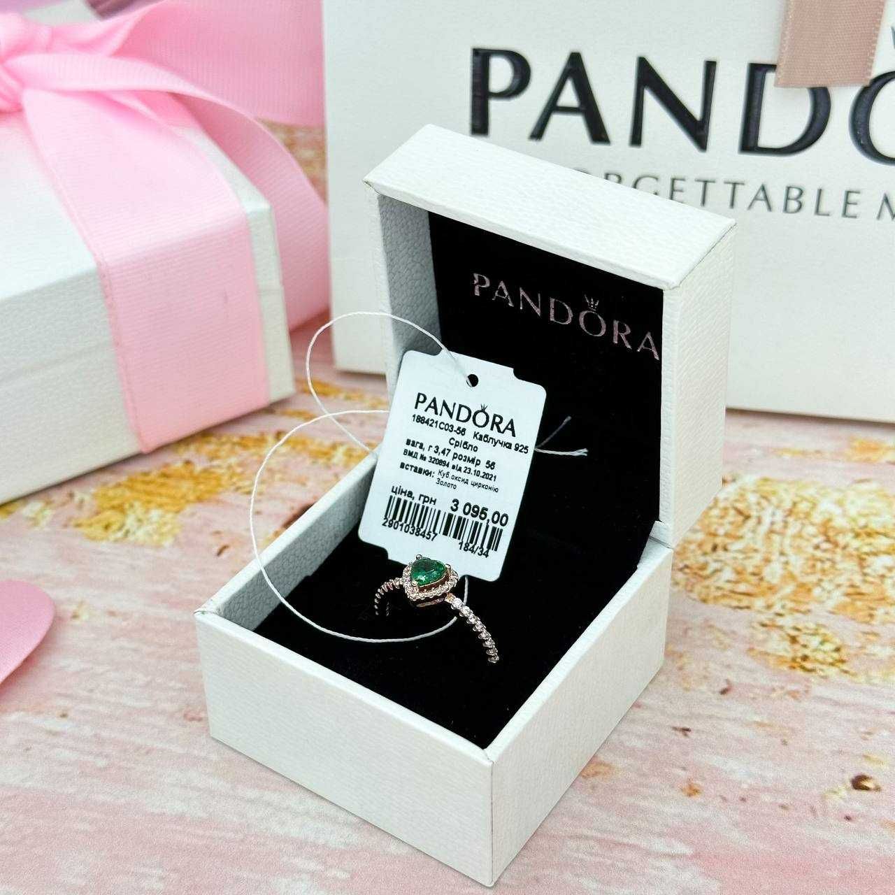 Каблучка Pandora Пандора Сяюче серце Щирі почуття прикраса Пандора