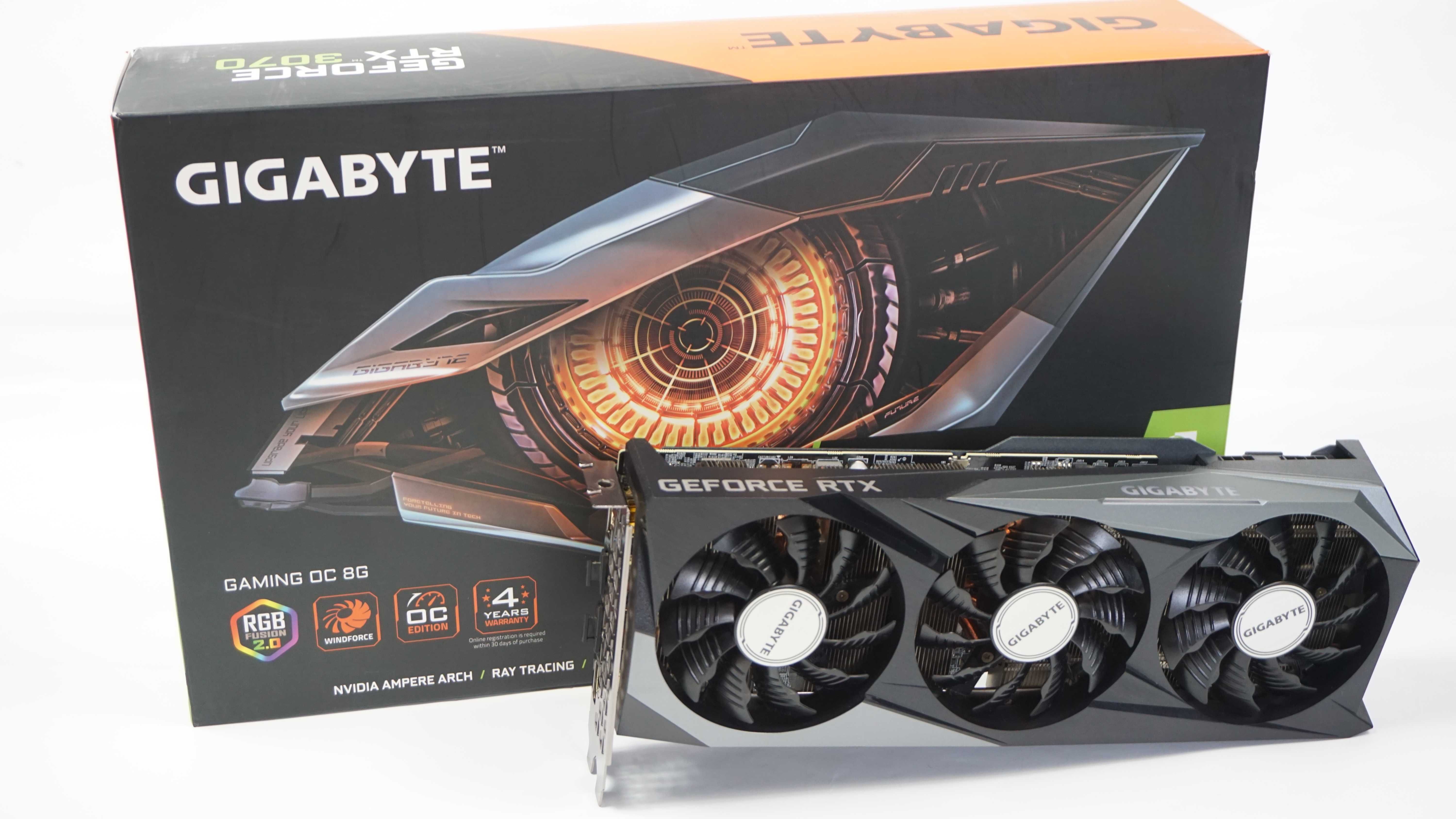 Karta graficzna Gigabyte GeForce RTX 3070 GAMING OC 8GB GDDR6 LED RGB