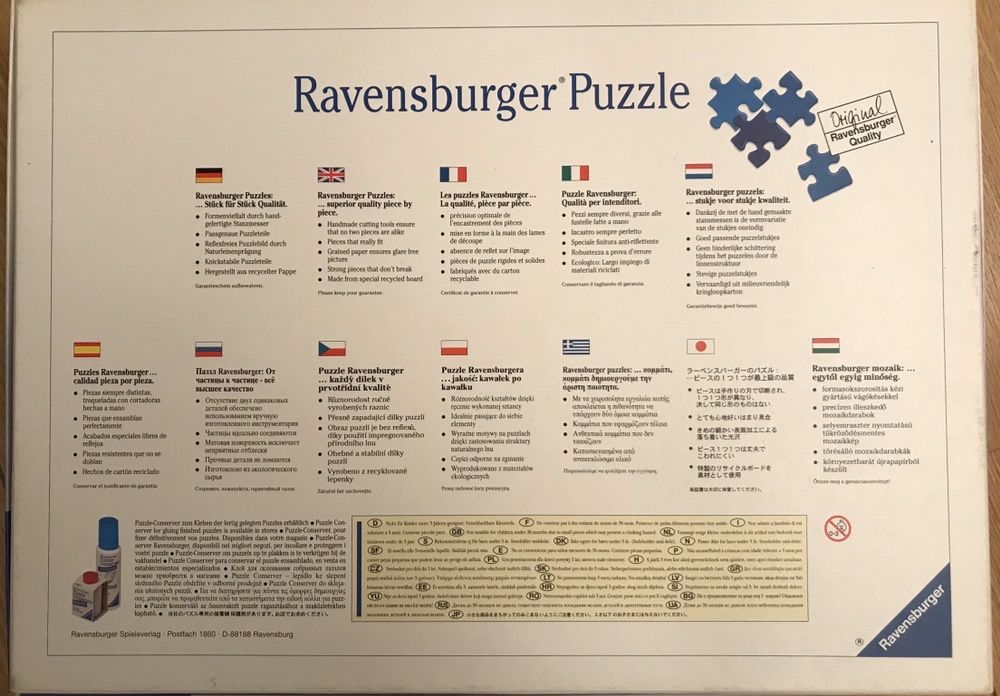 Puzzle Ravensburger 1000 peças novo