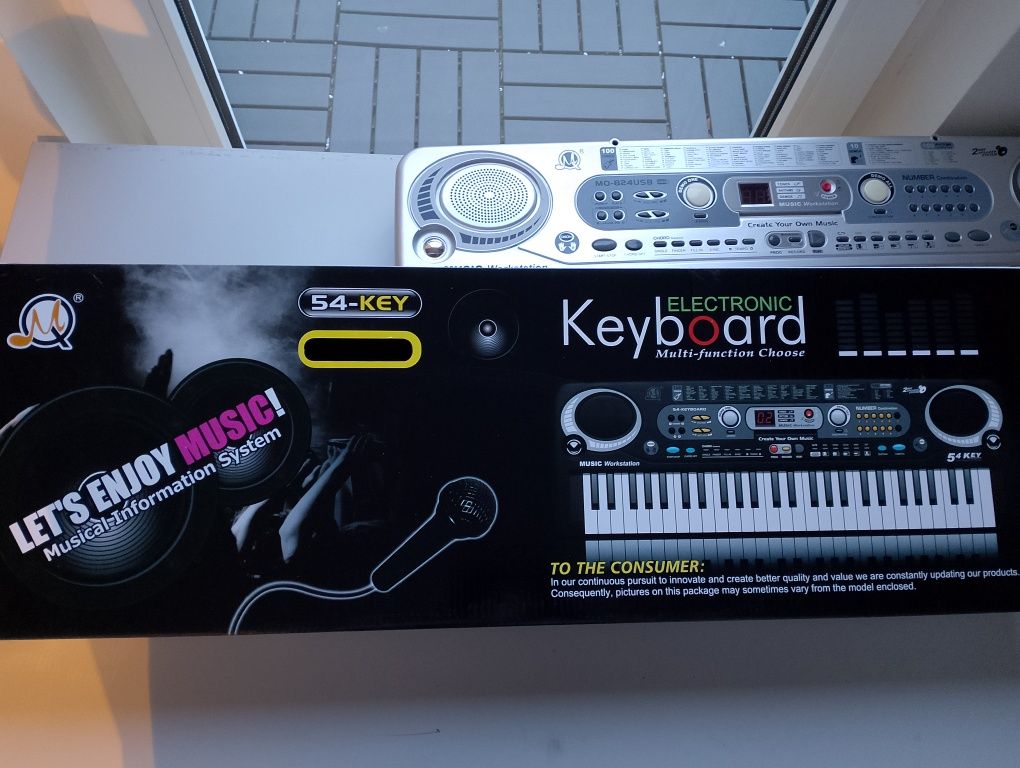 54 Key Keyboard od Music Work station modelu MQ-824USB! - Stan idealny