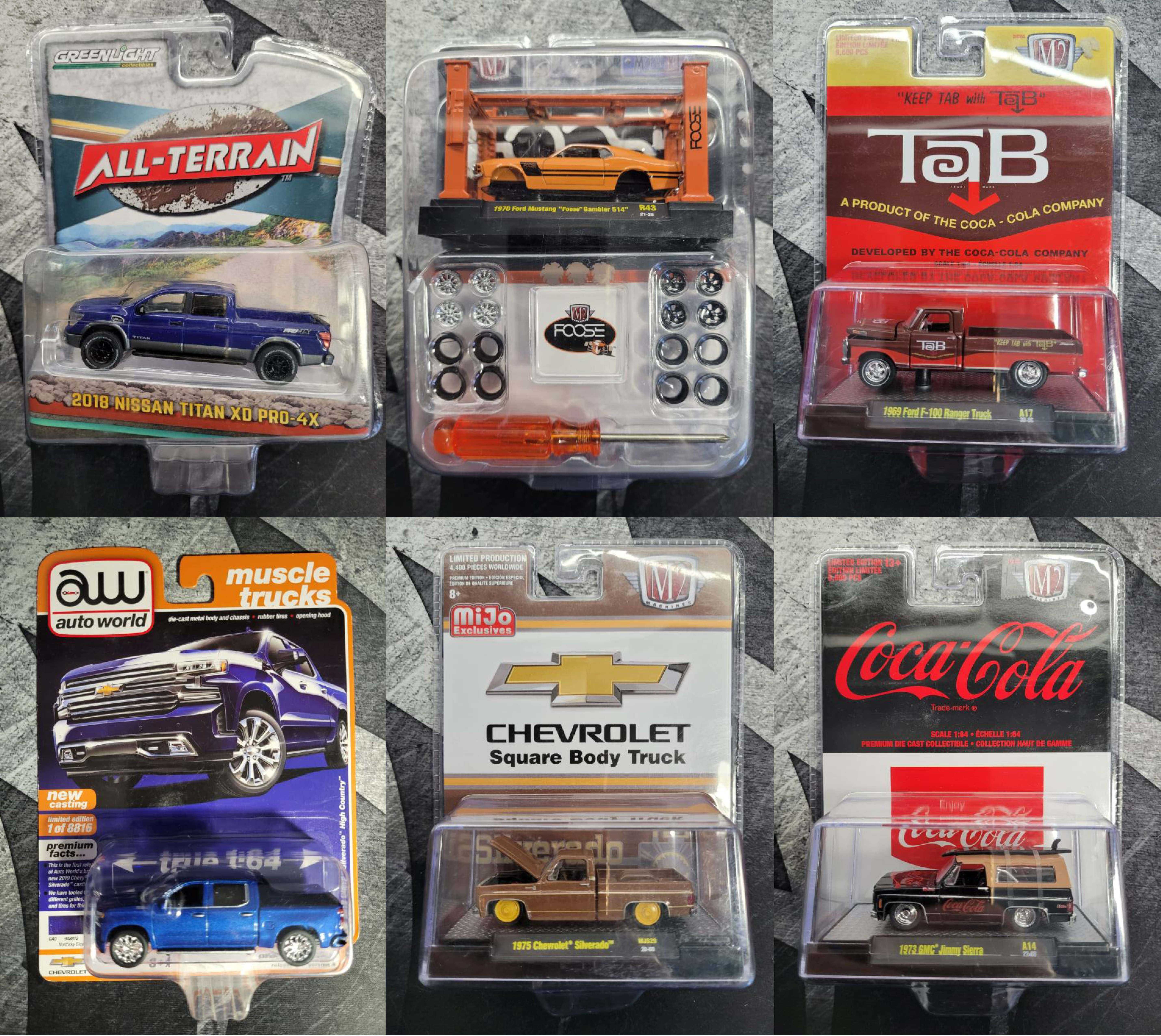 Моделі Greenlight, M2, Johnny Lightning, Hot Wheels та інші