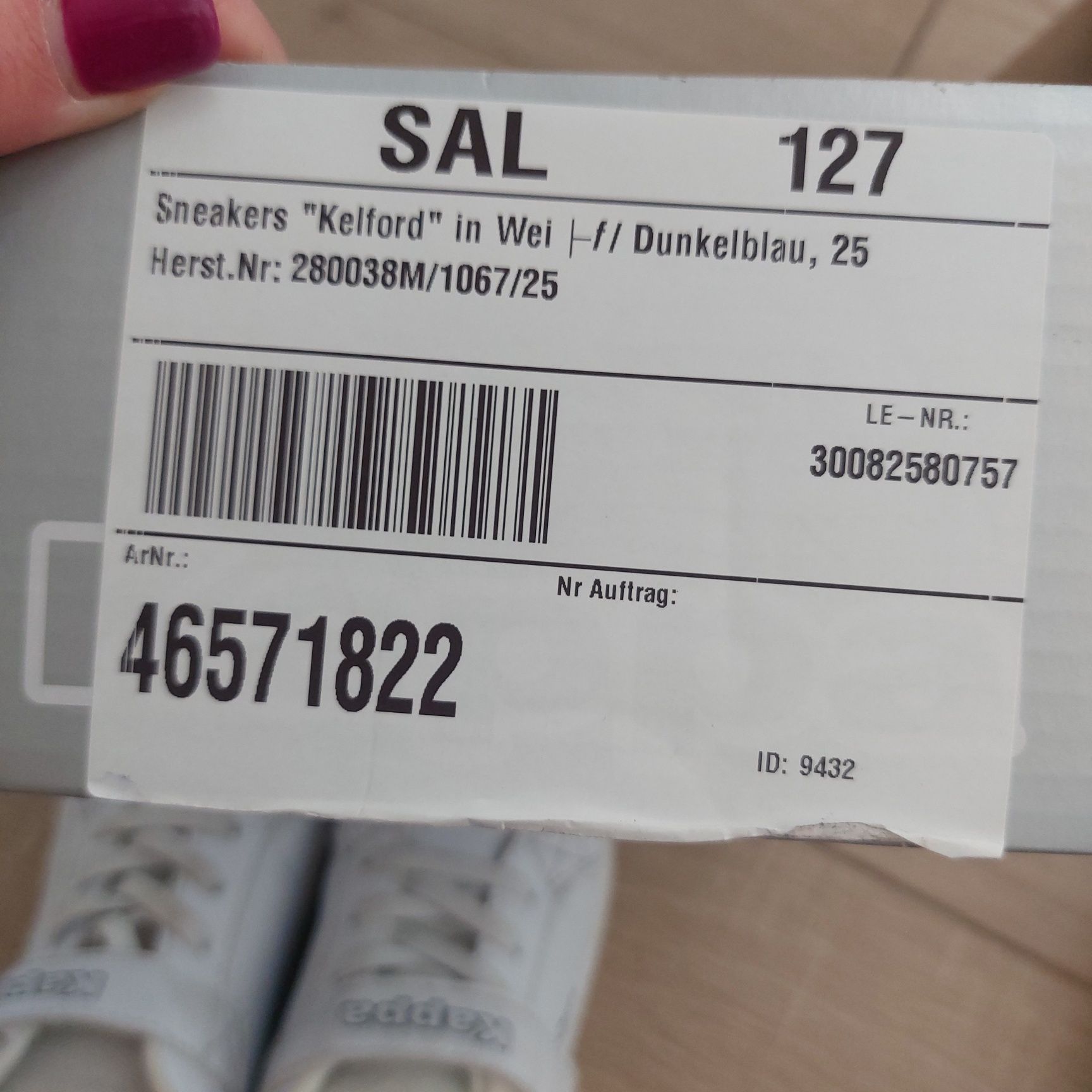 Białe buty Kappa 25 chłopca