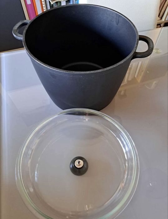 Panela 6 litros com tampa de vidro