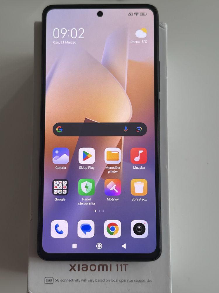 Xiaomi 11T 8+4/128GB  5G, dual sim, komplet