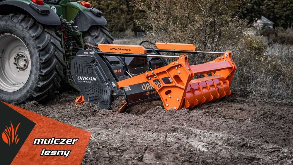 ORKAN ML.R6 220 mulczer leśny frezarka do pni wgłębny potężny 3 tony