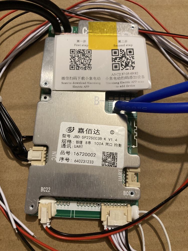 Smart BMS 22S 6S - 8S 100A Xiaoxiang JBD Балансир смарт бмс nzzr