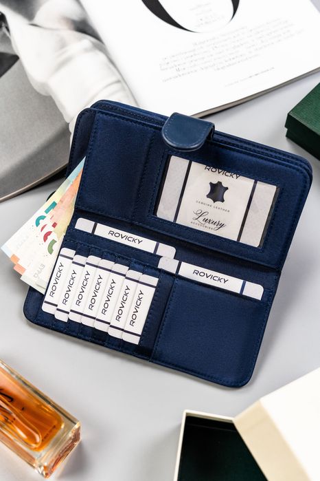 portfel damski pu n113-apu-bl-3097 f.navy