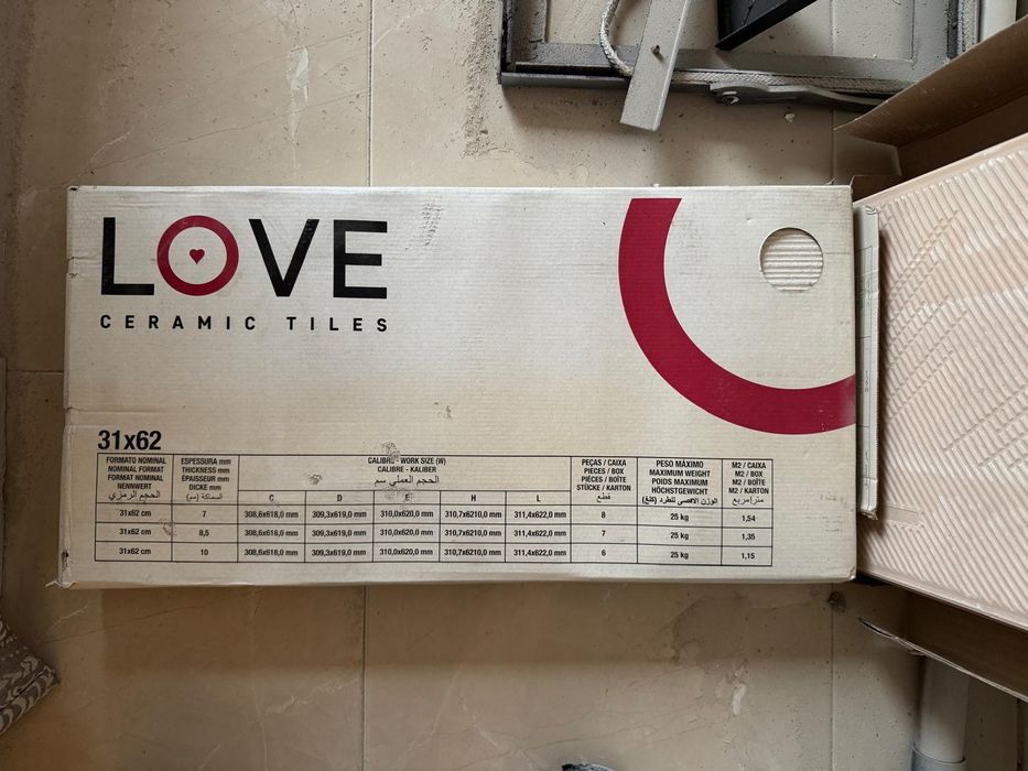 Revestimento Cerâmico LOVETILES Comfy Nest White 30x60cm