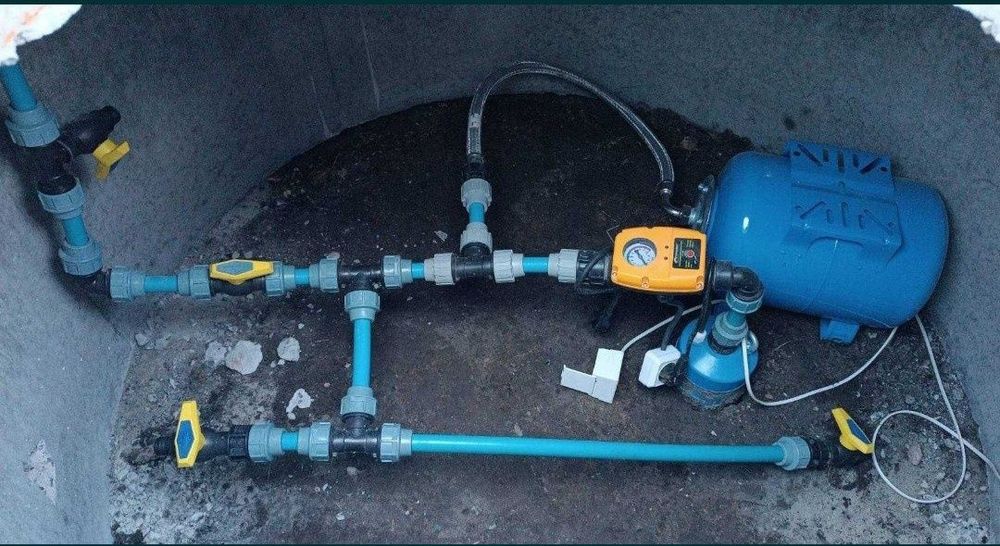 Скважина под воду, прокол под дорогой