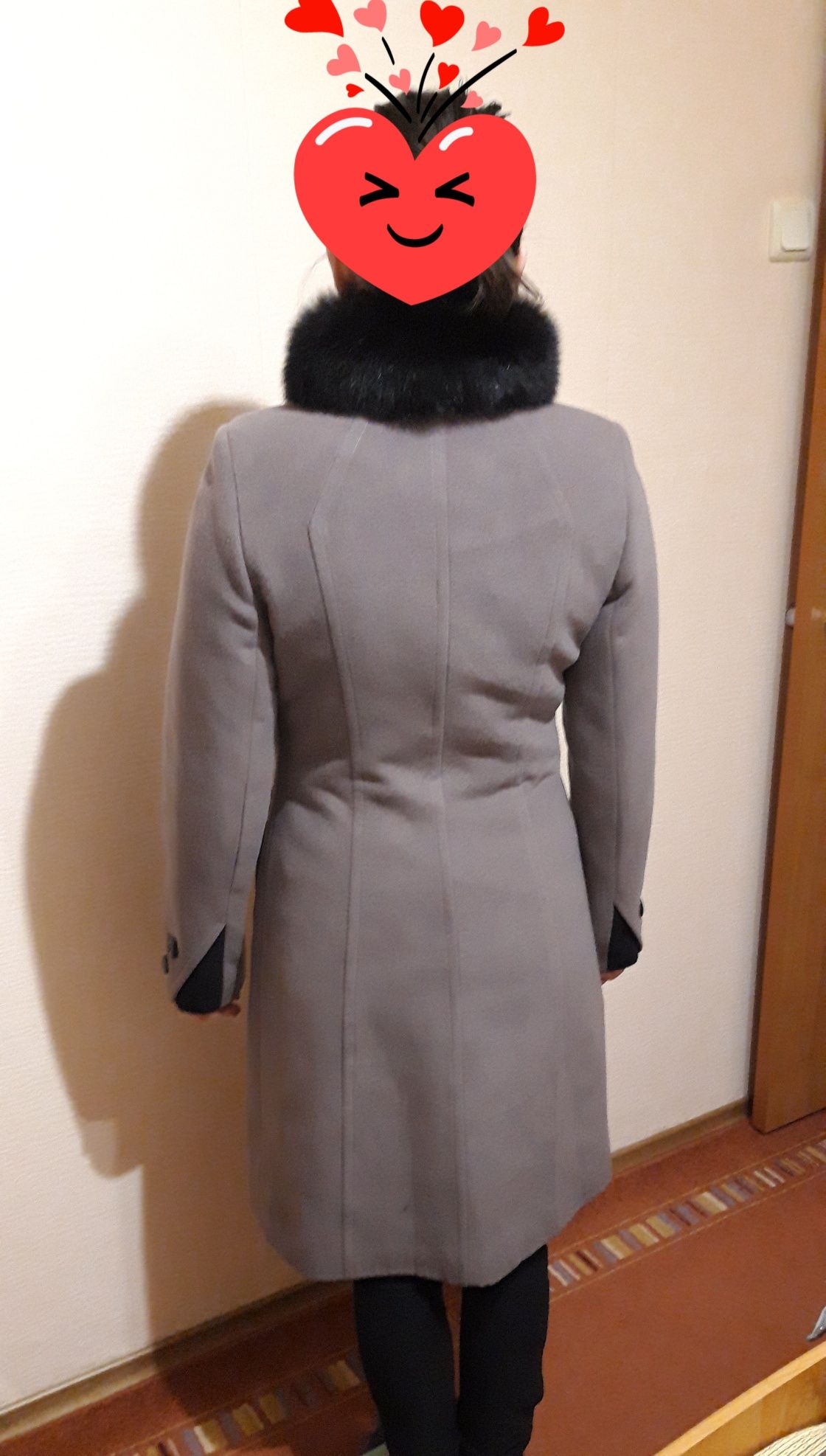 Женское зимнее кашемировое пальто
