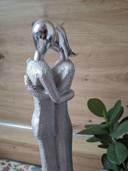 Figurka, para, rzeźba, dekoracja, dla zakochanych