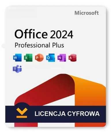 Klucz Office 2024 Professional Plus PL Microsoft - Licencja Wieczysta