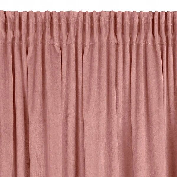 Zasłona Pierre Cardini Taśma 140x300 C. Różowy