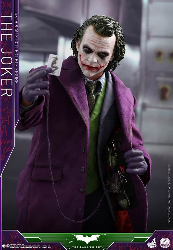 Фигурка 1/4 hot toys QS 10 THE DARK KNIGHT – THE JOKER special edition